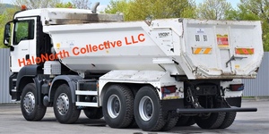 Camion à benne basculante MAN TGS 35.400 8x4 Diesel Manuel d'occasion de 2016, camion léger pour l'exploitation minière, conduite à gauche, caméra arrière, normes d'émission Euro 4 - Product Image 5