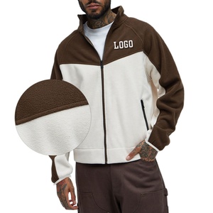 Chaqueta para hombre de alta calidad, chaquetas con cremallera de diseño personalizado de fábrica, chaquetas bordadas Sherpa de peso pesado, fabricante - Product Image 5