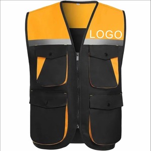 Nuevo chaleco reflectante multibolsillo, decoración de logotipo personalizado, publicidad laboral, ropa de trabajo voluntario, chaleco para hombres y mujeres - Product Image 2