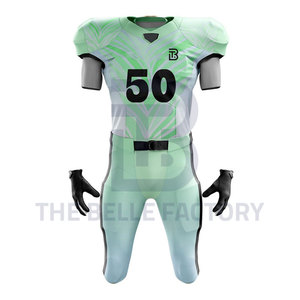 Maillot de football américain de haute qualité vêtements de sport respirants ensemble de hauts brodés Technique de sublimation pour les joueurs vente chaude - Product Image 5