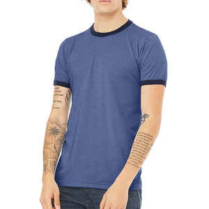 Camisetas de hombre OEM camisetas de algodón estilos de manga corta marca de marca privada suministro a granel venta al por mayor producción rápida y entrega - Product Image 3