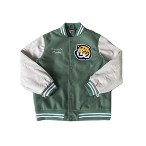 เสื้อแจ็กเก็ตผู้ชายทำจากผ้าฝ้ายเสื้อโค้ทระบายอากาศกันลมคอตั้งทรงหลวมลายเสือสำหรับฤดูหนาว - Product Image 1