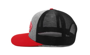 Injae Vina Headwear Casquette de camionneur bicolore en tissu de haute qualité avec logo brodé personnalisé 3D, style sport structuré classique - Product Image 3