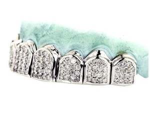 กริล925เงินสเตอริลสเตอริลส์เพชรน้ำแข็งส่วนตัวที่ไม่เหมือนใครสำหรับจี้ฟันที่มีสเน่ห์ตามสั่ง - Product Image 6