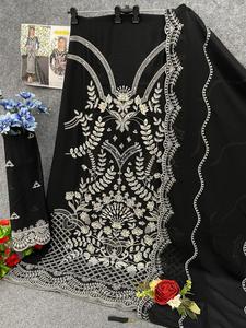 Salwar Kameez de luxe indien pakistanais brodé costumes pour les femmes pour les mariages et fêtes au prix de gros - Product Image 6