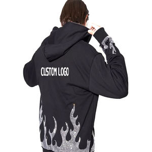 เสื้อมีฮู้ดและซิปขนาด300 Gsm เฮฟวี่เวท,เสื้อมีฮู้ดสำหรับผู้ชายมีโลโก้และการออกแบบที่กำหนดเอง - Product Image 2