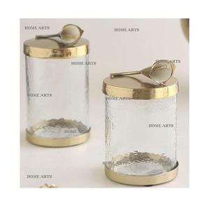 Trending Design Glass <b>Sweets</b> <b>Box</b> With Metal Lid Customized Size Tableware <b>Sweets</b> <b>Box</b> For Wholesale Supplier - Product Image 6