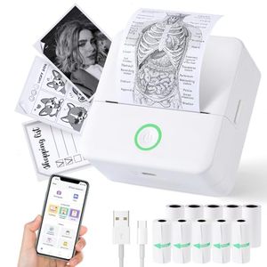 <span class=keywords><strong>Imprimante</strong></span> thermique portable, impression sans encre intelligente, mini <span class=keywords><strong>imprimante</strong></span> d'étiquettes, <span class=keywords><strong>imprimante</strong></span> <span class=keywords><strong>photo</strong></span> sans fil pour les petites entreprises - Product Image 1