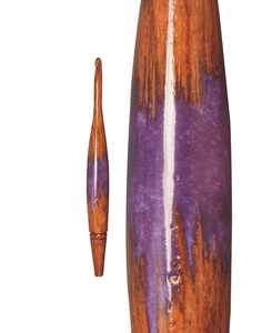 Mezcla de resina de palisandro, gancho de ganchillo, mango ergonómico de 7 pulgadas para tejer, hilo de ganchillo, tejido artesanal - Product Image 2