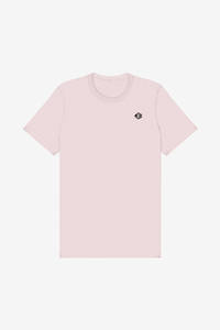 T-shirt à manches courtes en coton 100% pour homme, rose clair, coupe classique, logo personnalisé, été, décontracté, fabricant OEM, vente en gros à bas prix - Product Image 4