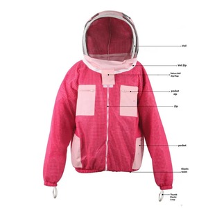 Suite de apicultor de algodón unisex con logotipo personalizado, nuevo diseño, ropa de seguridad antiestática y anticorte con características ventiladas, venta al por mayor - Product Image 6