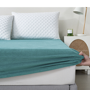 Drap-housse ajusté Colarina 100 % polyester à poches profondes, chaud, doux, respirant pour l'hiver, pour lits plats - Product Image 1