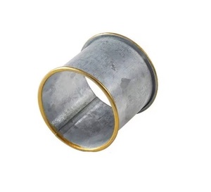 Porte-serviettes en métal galvanisé fait à la main Vaisselle de luxe écologique avec taille et forme personnalisées - Product Image 1