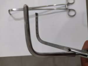 Calidad Satinsky DeBakey Abrazadera tangencial atraumática 9 \ "Fórceps con bisagras con abrazadera Bloqueo Instrumentos quirúrgicos Base - Product Image 4