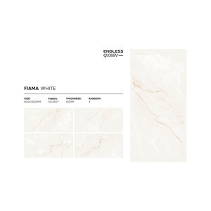 Carreaux de dalle de marbre émaillée entièrement polie d'aspect pierre naturelle Grand 1200x600 600x1200 Mur Porcelanato Porcelanato Carreaux de céramique Brillant - Product Image 4