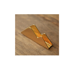 Soporte para tarjetas de lugar de latón dorado, soporte para tarjetas de número de mesa para artículos de fiesta de boda y pieza de diseño con venta - Product Image 1