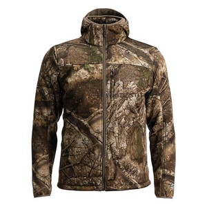 Veste de chasse en softshell thermique d'hiver pour homme, camouflage, respirante, zippée, avec col montant, imprimé, pour la chasse - Product Image 1