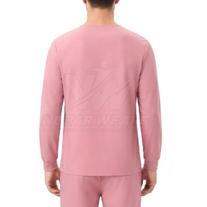 Uniformes Médicos de Manga Larga para Hombre, Blusas de Trabajo con Cuello en V, Material Suave y Elástico, Ropa para Personal de Salud - Product Image 6