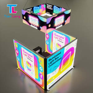 Pantalla de impresión de resta de Color portátil y de fácil instalación para soporte de publicidad Iluminación Producto de iluminación de exposición - Product Image 4