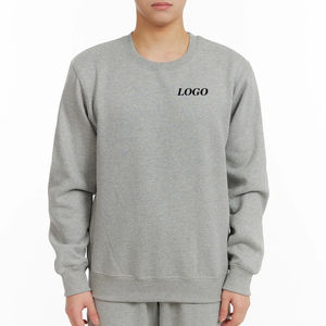 Sweat-shirt pour homme surdimensionné et lourd, sweat-shirt décontracté chaud pour l'hiver / Sweat-shirt surdimensionné pour homme, style minimaliste, coupe décontractée - Product Image 1