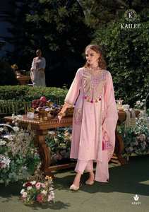 Fil de coton de qualité supérieure travail Kurti bas avec Dupatta catalogue complet prix de gros pour fête porter des vêtements indiens et pakistanais - Product Image 2