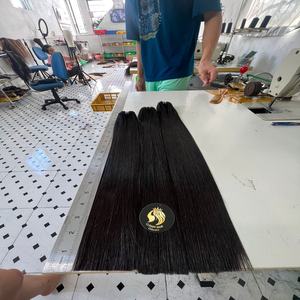 Extensión de cabello liso de hueso de alta calidad de Vietnam Precio de fábrica al por mayor Extremos gruesos Sin desprendimiento, sin enredos de color natural - Product Image 3