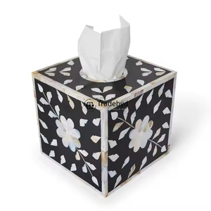 Caja de pañuelos decorativa de lujo hecha a mano para decoración de mesa y estilo interior Tradebyd - Product Image 3