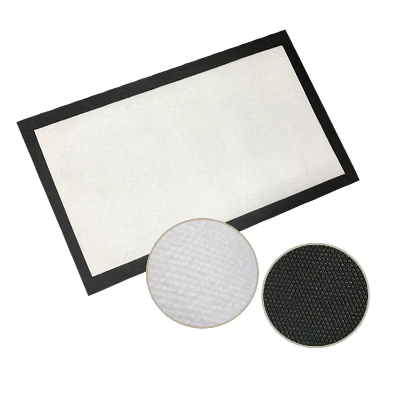 Waterproof blank mat polyester personalized sublimation blank door mat