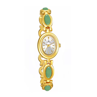 Montre Femme Tendance Boîtier Ovale Fin Bracelet Acier Verre Minéral Fermoir Design Vente en Gros Exportation