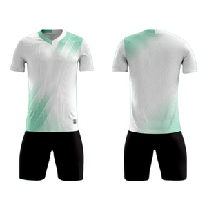 ชุดฟุตบอลสำหรับผู้ใหญ่เสื้อยูนิฟอร์มและกางเกงขาสั้นชุดฝึกฟุตบอลสำหรับเด็กโลโก้ออกแบบได้ตามต้องการ - Product Image 4