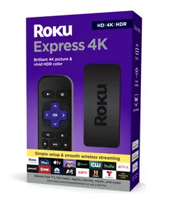 Achetez en toute confiance le nouveau lecteur multimédia Roku Express 4k Easy high Definitional 2022 4K Streaming HD/4K/HDR