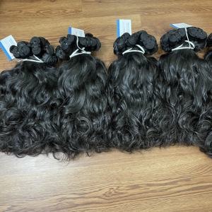 Vietnam Vierge Cuticule Intact Remy Cheveux Bundle Non Transformé Double Trame En Vrac Nouveau Cru Compétitif Extensions De Cheveux Humains - Product Image 4