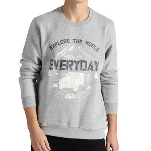 High Quality Sweat Shirt With Crew Neck 2026 Latest Design OEM Custom Made Men <b>Plain</b> <b>Sweatshirt</b> - Product Image 1