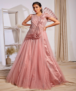 Lavener Pakistani Festiveal Wear Lehenga Choli para mujeres en vestidos de lujo al por mayor baratos con hermosa Chunni - Product Image 5