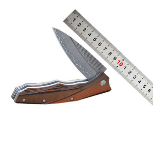 มีดทำครัวใบตรงเหล็กดามัสกัสเกรดอุตสาหกรรม งานแฮนด์เมด ขนาด 12 นิ้ว ด้ามไม้ปากีสถาน รับผลิตแบบ OEM - Product Image 2