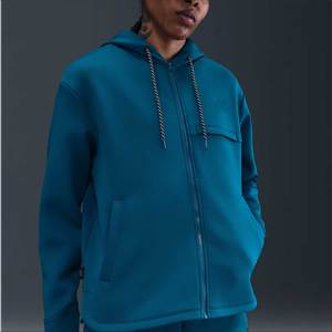 Sweat à capuche zippé oversize en molleton épais 350g pour homme, en coton écologique de haute qualité, brodé, collection automne, avec logo personnalisé - Product Image 2