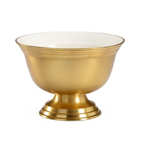 Bol à glace martelé en cuivre de grande qualité avec base ronde en métal Bol à champagne pour les bars et les fêtes d'hôtel - Product Image 3