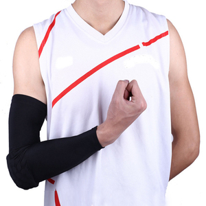 Almohadilla de panal, funda protectora de brazo a prueba de golpes, almohadillas de compresión de protección de codo transpirables antideslizantes - Product Image 3