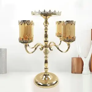 Candelabro con soporte de Hurricane para decoración del hogar, precio de venta al por mayor, para Hotel y restaurante - Product Image 6