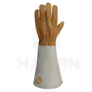Best Safety Welding <b>Gloves</b> - High Heat Resistance, Leather <b>Gloves</b>, Flexible & Long Cuff Protection, OEM Supplier From Pakistan - Product Image 3