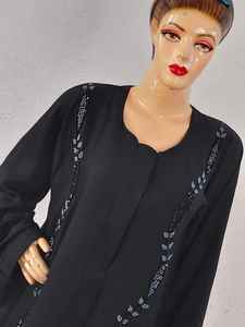 Handwork Zardozi เสื้อผ้าอิสลามของผู้หญิงเสื้อผ้ามุสลิมแบบดั้งเดิมและอุปกรณ์เสริมชุดเสื้อมีฮู้ด - Product Image 6