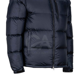 Nueva y elegante chaqueta de burbujas acolchada cálida en blanco para hombre, chaqueta acolchada de moda de alta calidad para exteriores de invierno para hombre - Product Image 5