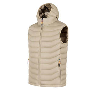 OEM ODM Logo personnalisé hiver solide doublure en peluche gilets sans manches hommes bouffant gilet veste hommes Gilet vestes - Product Image 5
