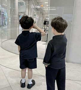 Pantalones vaqueros de mezclilla de 2 piezas con cuello redondo de alta calidad para bebés, niños, mangas largas y cortas, invierno de 1 a 7 años, recién llegados, ropa al por mayor - Product Image 6