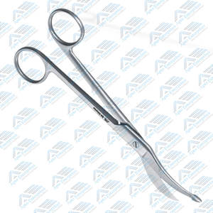 Ciseaux de barrage 18 cm coupe Waldmann gynécologie épi épisiotomie naissance coupe en acier inoxydable de qualité supérieure pour les dentistes - Product Image 2