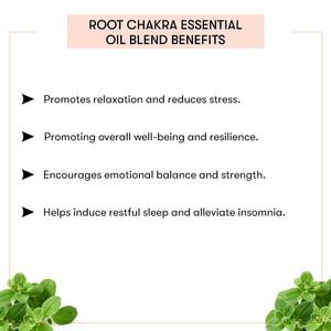 Mélange d'huiles essentielles 100 % pures de qualité thérapeutique pour le chakra Racine, pressées à froid avec du Géranium et du Bergamote pour hydrater et éclaircir - Product Image 6