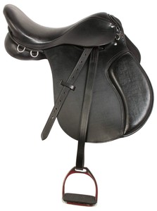 <b>FOR</b> <b>SALE</b> LEATHER <b>JUMPING</b> HORSE Saddle STATUS ENGLISH SADDLES COLOR BLACK IN DOLLAR 35 CREDIT CARD ACCEPTED SIZE 14 15 16 17 18 - Product Image 6
