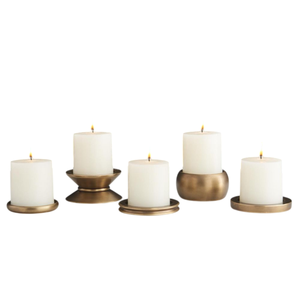 Modern Style Brass Metal <b>Tealight</b> <b>Candle</b> Holder Antique Gold Finished For Home Wedding Christmas Tabletop Lighting Decor - Product Image 1