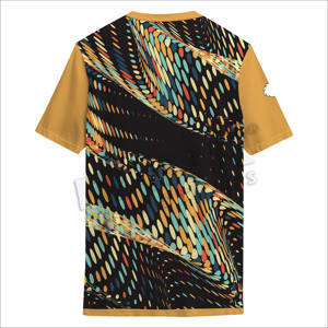 Nouveaux t-shirts respirants pour hommes, séchage rapide, faible MOQ, t-shirts imprimés pour hommes, coupe ample, prix bas. - Product Image 2