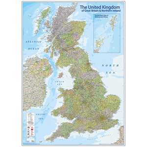 Mapa de Reino Unido 2020 para Rascar, Mapa del Mundo para Referencia Rápida, MAPAS en MINUTOS - Product Image 2